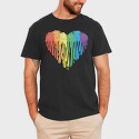 Puzzle Rainbow Paint, Tricou Barbati (Unisex)