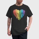 Puzzle Rainbow Paint, Tricou Barbati (Unisex)