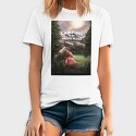 Yoga Camping, Tricou Barbati (Unisex)