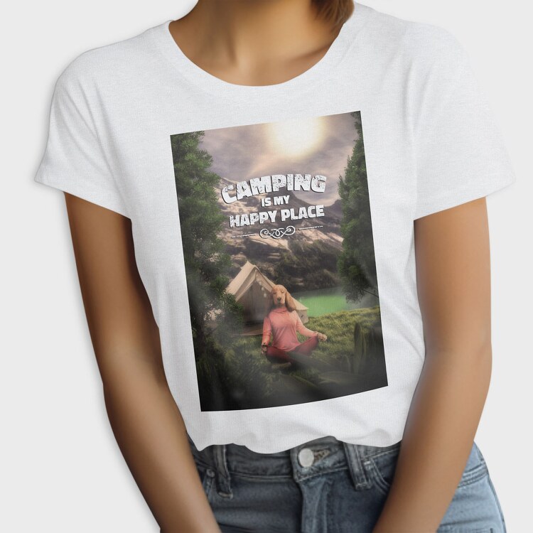 Yoga Camping, Tricou Femei