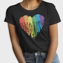 Puzzle Rainbow Paint, Tricou Femei