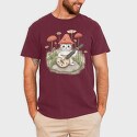 Shroom Hat Cat, Tricou Barbati (Unisex)