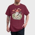 Shroom Hat Cat, Tricou Barbati (Unisex)