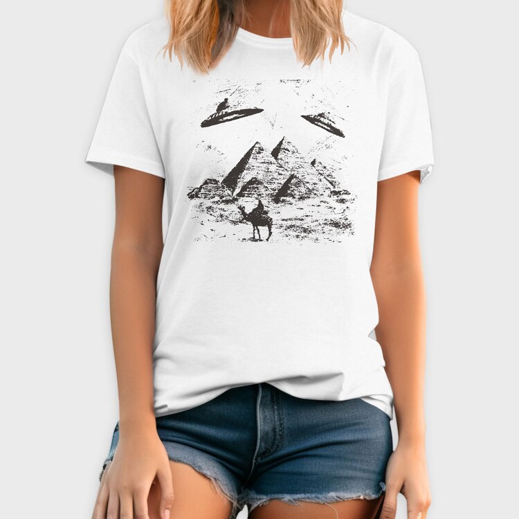 Pyramid Ufo, Tricou Barbati (Unisex)