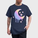 Pastel Moon, Tricou Barbati (Unisex)