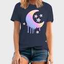 Pastel Moon, Tricou Barbati (Unisex)
