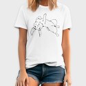 Rabbit Middle Finger, Tricou Barbati (Unisex)