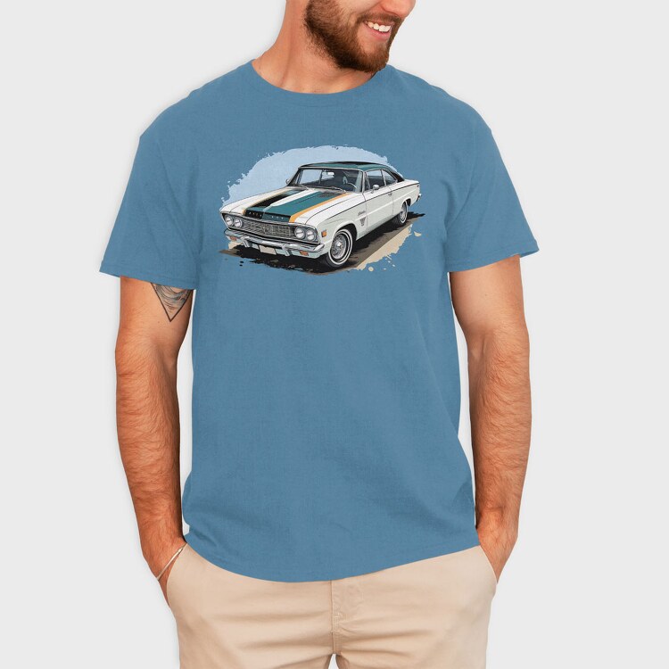Muscle Car, Tricou Barbati (Unisex)