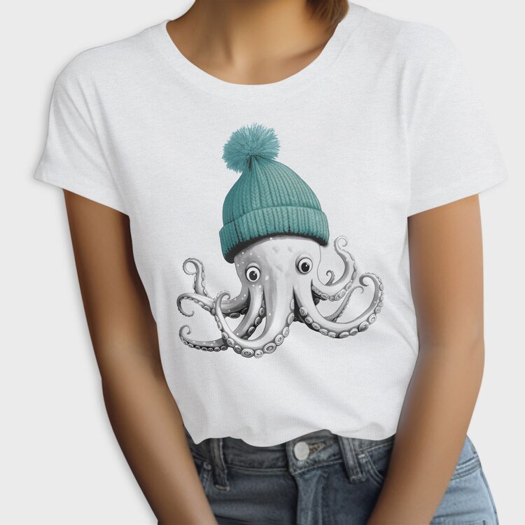 Octopus Winter Hat, Tricou Femei