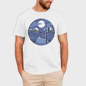 Signpost Mountain Night, Tricou Barbati (Unisex)