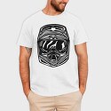 Motocross Helmet, Tricou Barbati (Unisex)