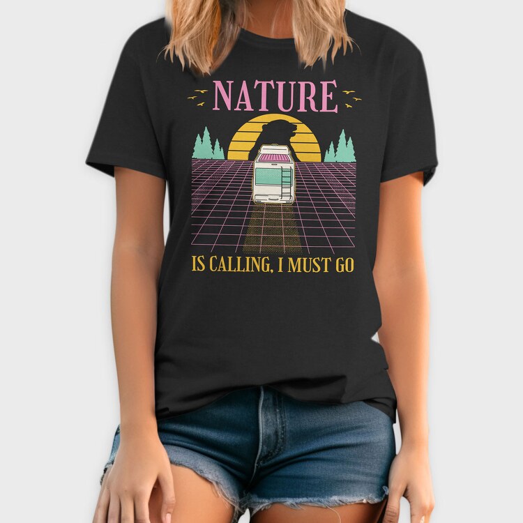 Nature Vaporwave, Tricou Barbati (Unisex)