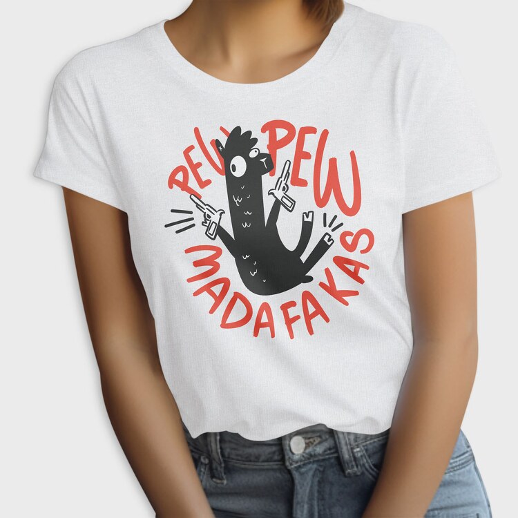 Pew Pew Llama, Tricou Femei