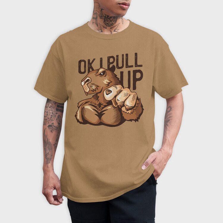 Muscular Capybara, Tricou Barbati (Unisex)