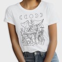 Mushroom Crystals Moon, Tricou Femei