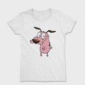 Cartoon Retro Courage the Cowardly Dog 5, Tricou Femei