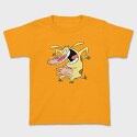 Cartoon Retro Cow and Chicken 3, Tricou Copii