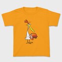 Cartoon Retro Cow and Chicken 5, Tricou Copii
