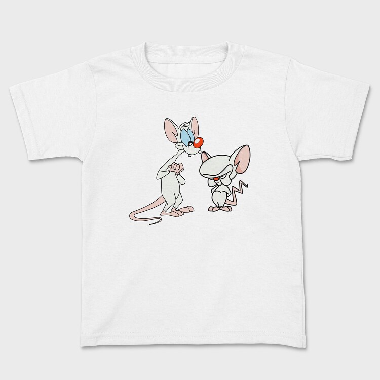Cartoon Retro Pinky and Cerebro 3, Tricou Copii