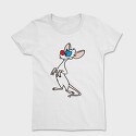 Cartoon Retro Pinky and Cerebro 5, Tricou Femei