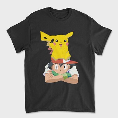 Cartoon Retro Pokemon 1, Tricou Barbati (Unisex)