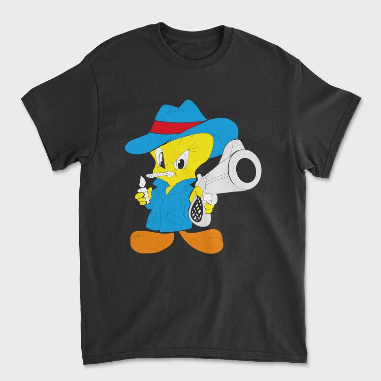 Cartoon Retro Tweety 3, Tricou Barbati (Unisex)