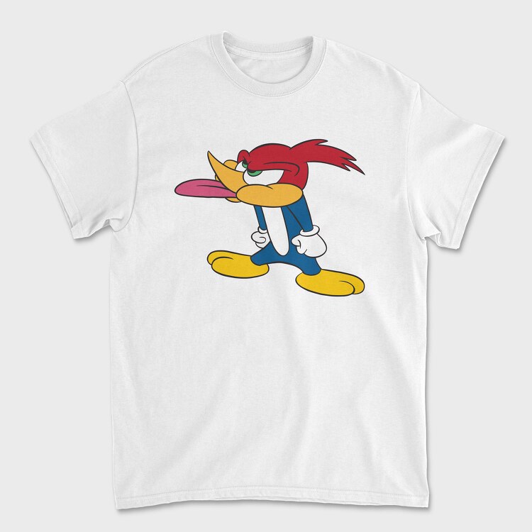 Cartoon Retro Woody Woodpecker 1, Tricou Barbati (Unisex)