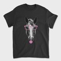 Horse Bubblegum Monochrome, Tricou Barbati (Unisex)