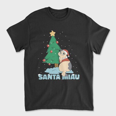 Chistmas Cat, Tricou Barbati (Unisex)