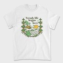 Trendy Life Forest, Tricou Barbati (Unisex)