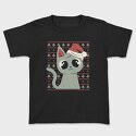 Ugly Sweater Christmas Cat, Tricou Copii