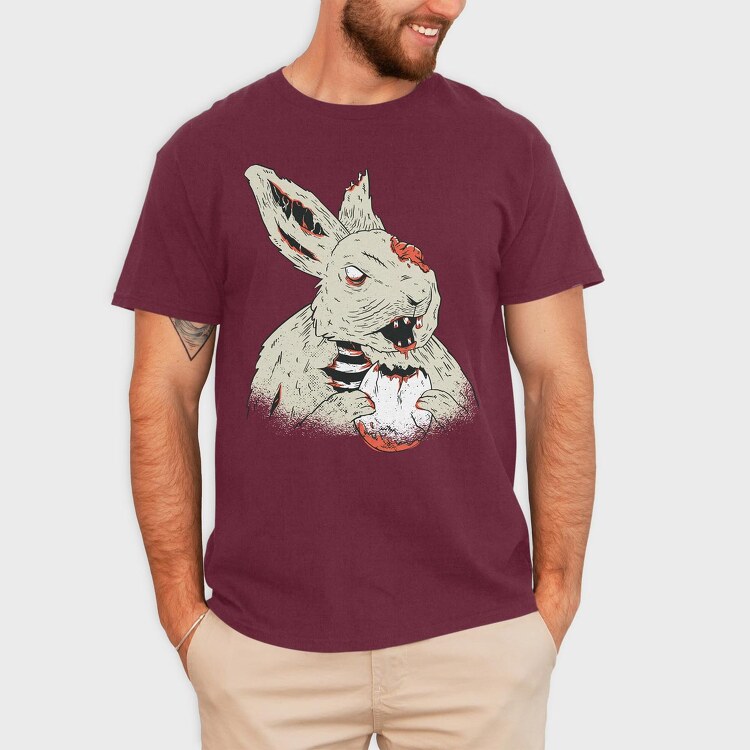 Horror Bunny, Tricou Barbati (Unisex)