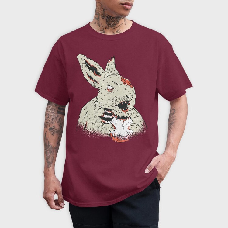 Horror Bunny, Tricou Barbati (Unisex)
