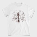 Bike Mountain Lineart, Tricou Barbati (Unisex)