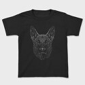 German Shepherd Portrait, Tricou Copii