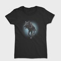 Girl Riding Wolf, Tricou Femei