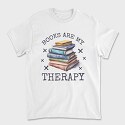 Books Are My Therapy, Tricou Barbati (Unisex)