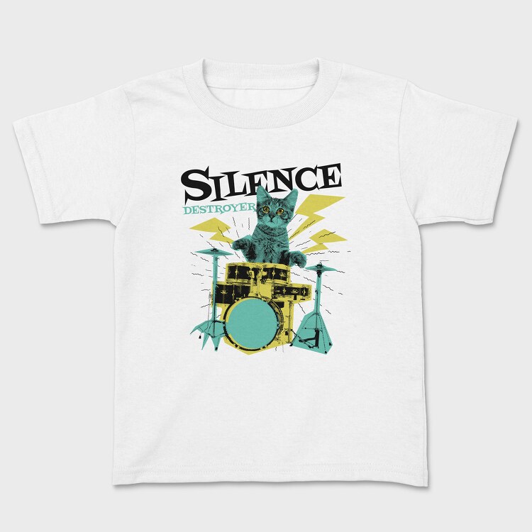 Cat Drummer 3, Tricou Copii