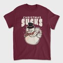 Christmas Sucks Snowman, Tricou Barbati (Unisex)