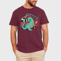 Firefighter Dinosaur, Tricou Barbati (Unisex)