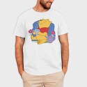 Cartoon Retro Winnie the Pooh 6, Tricou Barbati (Unisex)