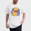 Cartoon Retro Winnie the Pooh 6, Tricou Barbati (Unisex)