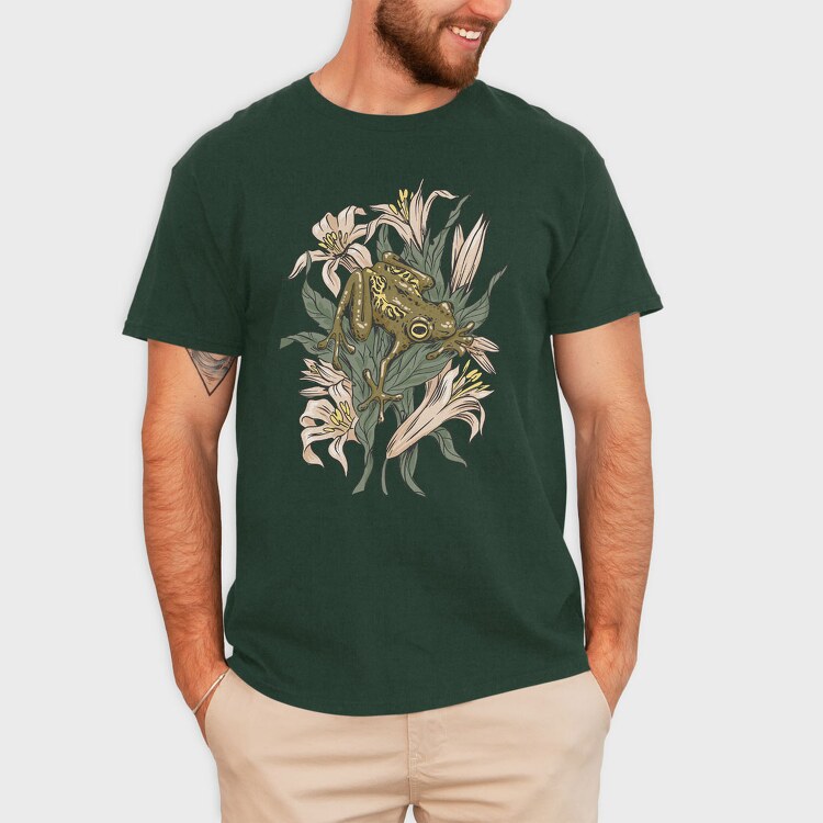 Frog Lilies, Tricou Barbati (Unisex)