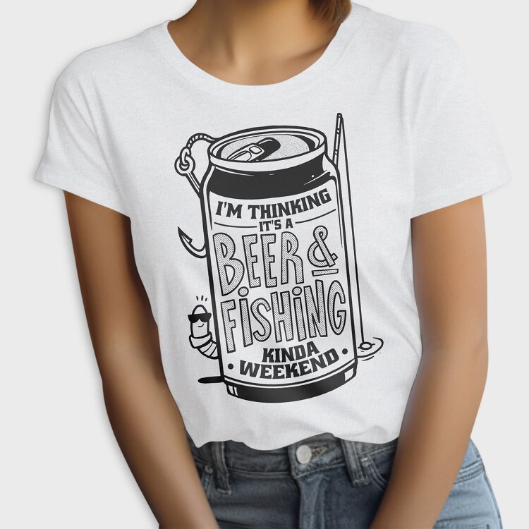 Beer and Fishing, Tricou Femei