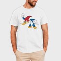 Cartoon Retro Woody Woodpecker 5, Tricou Barbati (Unisex)