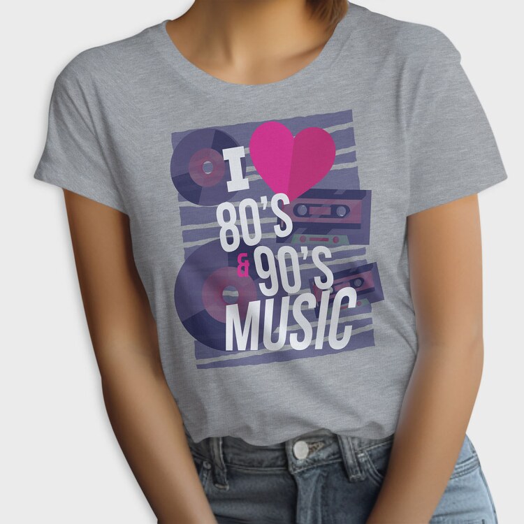 80 S and 90 S Music, Tricou Femei