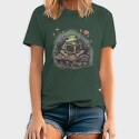 Frog Reading Flowers, Tricou Barbati (Unisex)