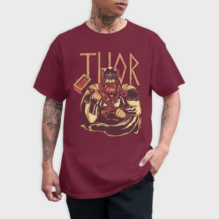 Thor God Mythology, Tricou Barbati (Unisex)