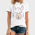 Llama Face, Tricou Barbati (Unisex)