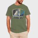 Cat Inside Tv, Tricou Barbati (Unisex)